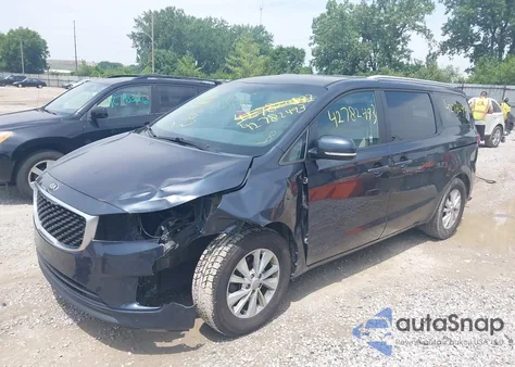 2015 Kia Sedona Lx from USA, damaged, VIN KNDMB5C14F6067302
